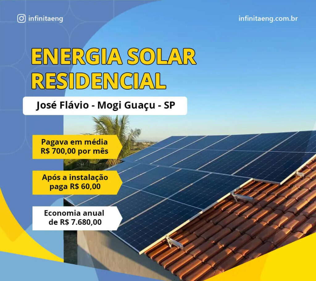 Energia Solar Residencial José Flávio