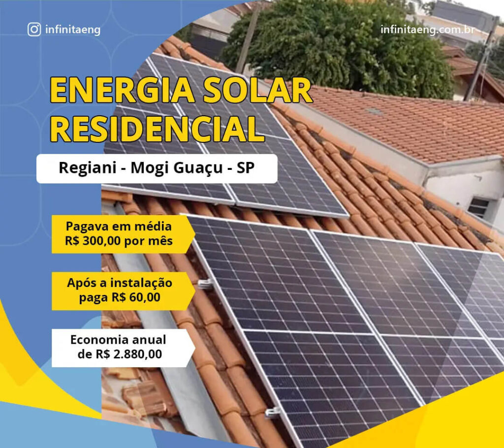 Energia Solar Residencial Regiani
